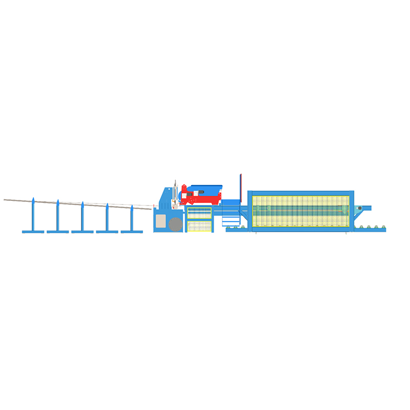 Mechanical automatic feeding and automatic mesh delivery steel mesh welding machine