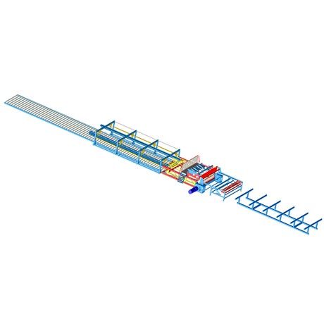 Mechanical automatic feeding and automatic mesh delivery steel mesh welding machine