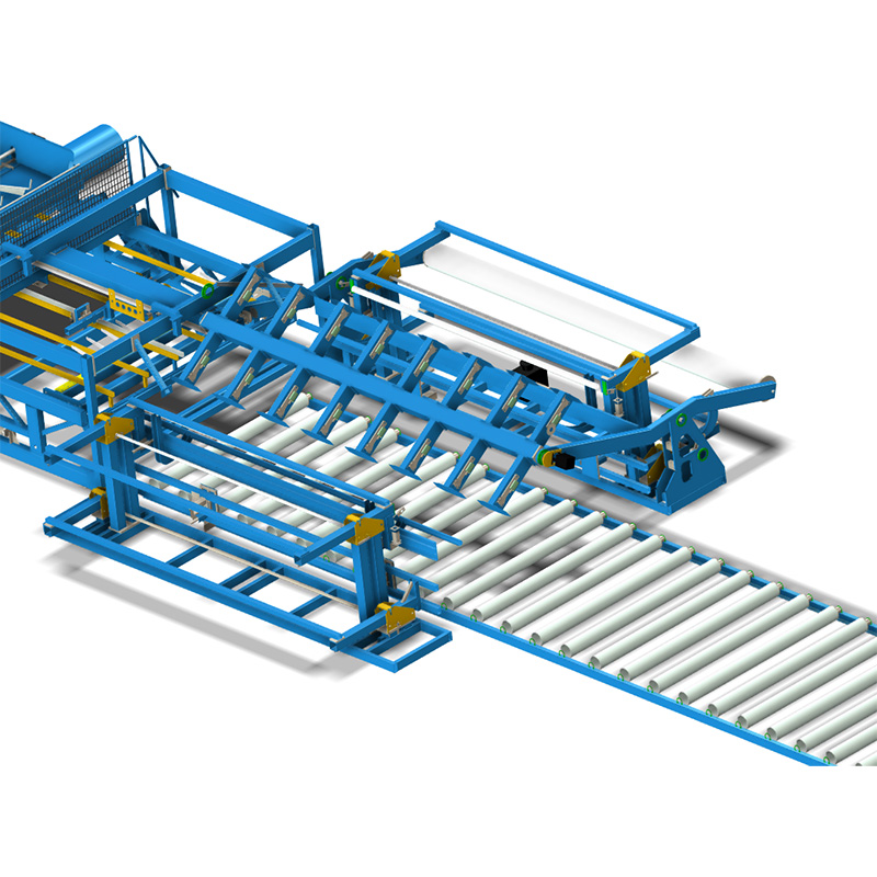 Mechanical wire hanging, automatic wire feeding, automatic mesh turning and mesh dropping, steel mesh welding machine
